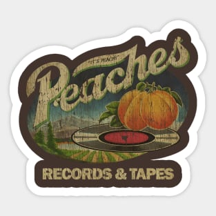 Peaches Records Special Vintage Sticker